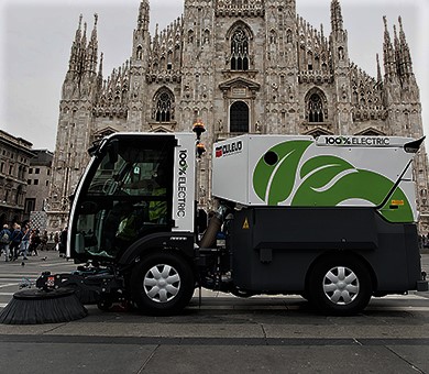 Dulevo DZero 2 Electric Street/Bike Path Sweeper