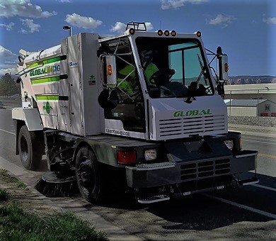 Global M4 CNG Natural Gas Mechanical Sweeper