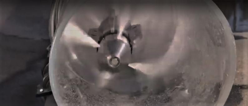 Root Cutting Sewer Jet/Vac Nozzle in Pipe