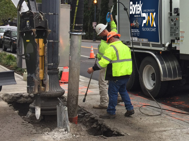 PWX Vacuum Air Hydro Excavation Utility Truck- Public Works Equipment- Rentals Bortek Industries Inc