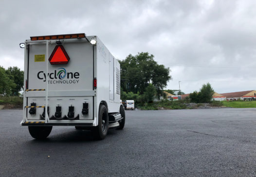 Cyclone Technology Deep Cleaning / Recovery Vehicle, Rear View