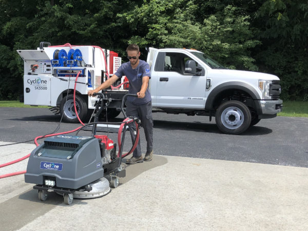Cyclone CY5500SK CY210 Walk-Behind Pressure Washer & Recovery