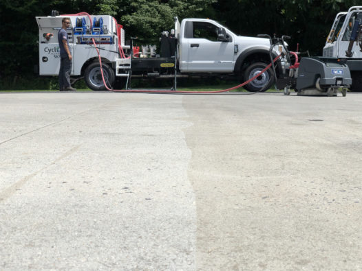 Cyclone CY5500SK Pressure Washer & Recovery, Before & After