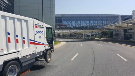 Dulevo 5000 Evolution Street Sweeper at Harrisburg International Airport