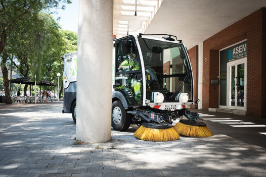 Dulevo D.Zero2 Electric Street Sweeper maneuverability