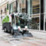Dulevo D.Zero2 Electric Street Sweeper with lights on