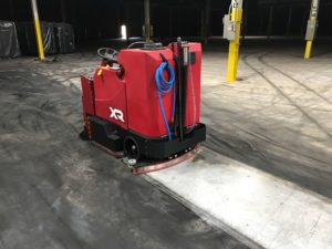 Factory Cat XR Floor Scrubber Results