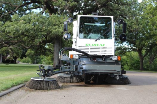 Global M3 Street Sweeper 3-Wheel Articulating Broom Arm