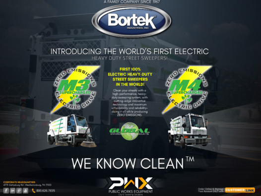 Introducing the World's First Electric Heavy Duty Street Sweepers!