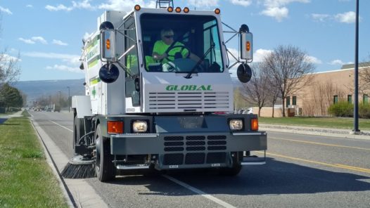 Global M4 Natural Gas Street Sweeper