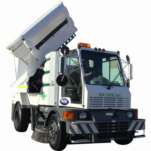 Global M4HSD High Side Dump Street Sweeper