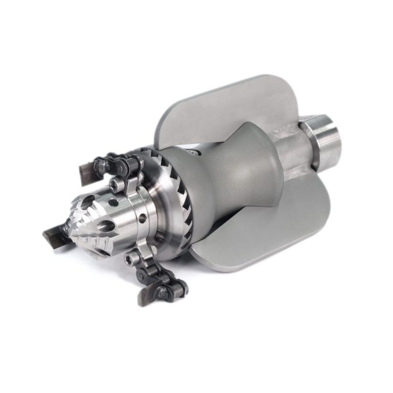 Turbo II Rigid Chain Root Cutter Sewer Nozzle Bortek PWX