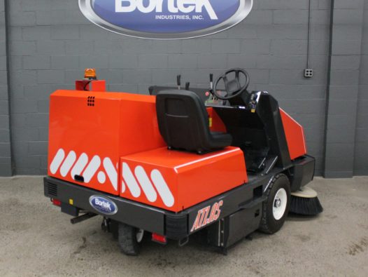 PowerBoss Atlas Rider Floor Sweeper Rear View