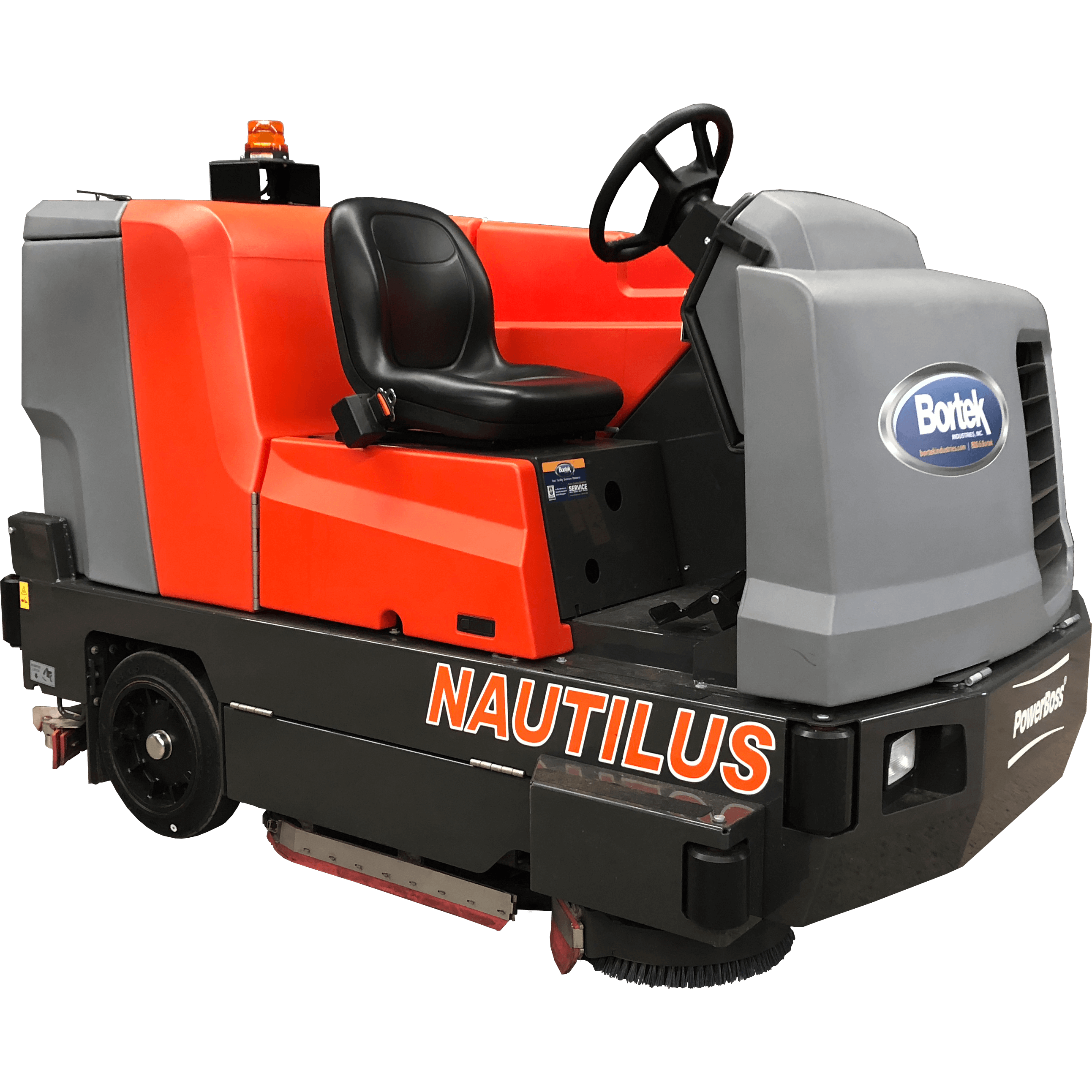 PowerBoss Nautilus Sweeper/Scrubber - Bortek PWX