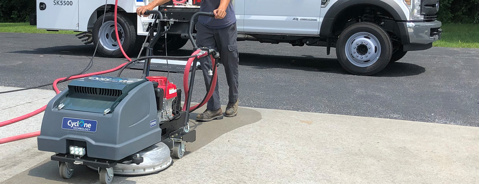 Cyclone CY5500SK Walk-Behind Pressure Washer and Recovery