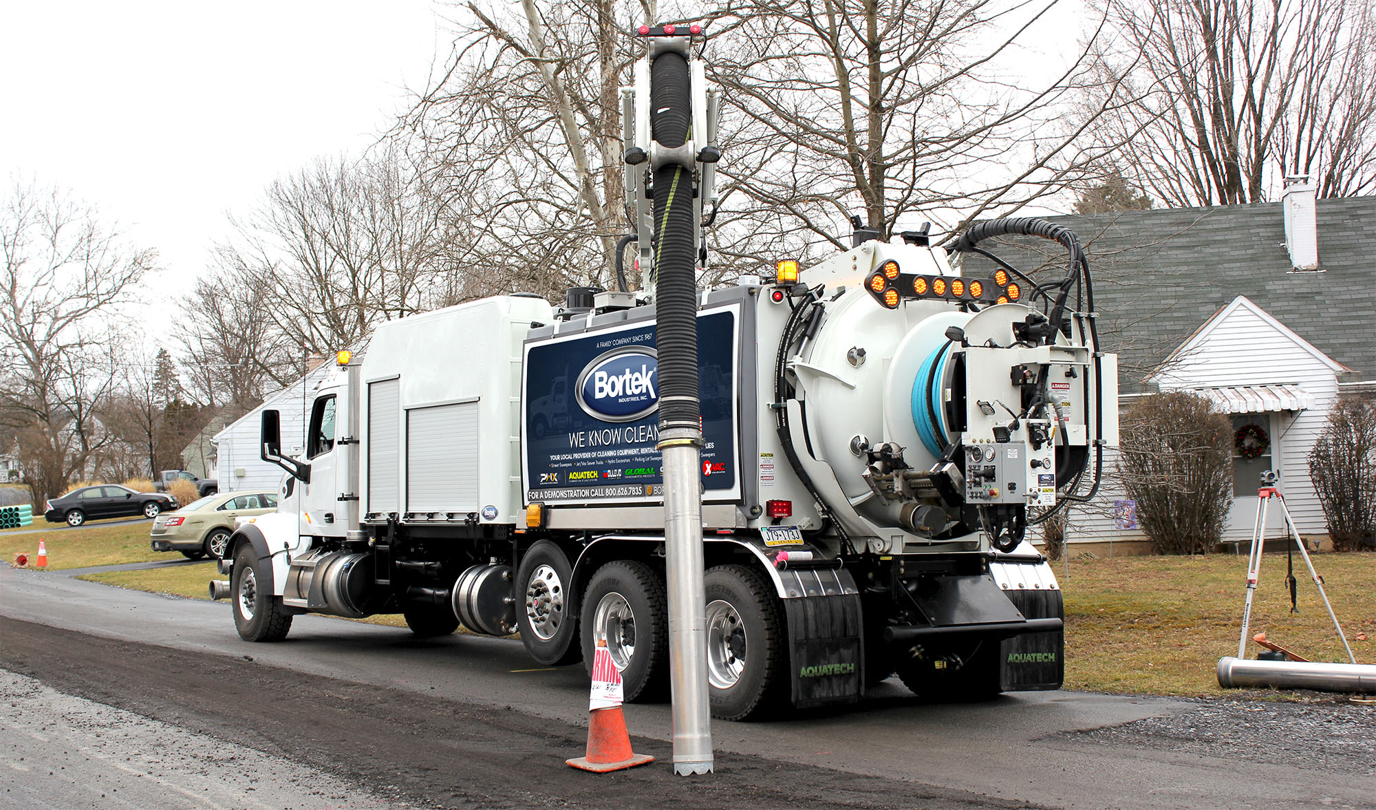 Aquatech Guardian Hydro Excavation Site Road Construction