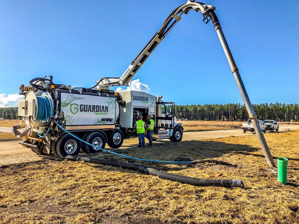 Aquatech Guardian Cleaning Catch Basin Pipe