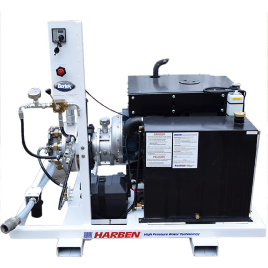 Harben Skid Mounted Jetter- High Pressure Pump System- Bortek Industries Inc