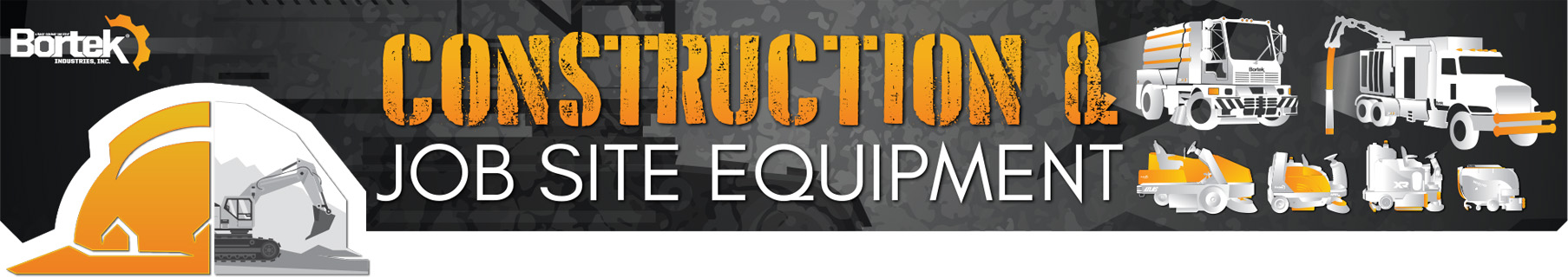 Construction & Job Site Equipment - Hydro Excavators, Street Sweepers, Floor Scrubbers, and Sweepers for sale and rental.