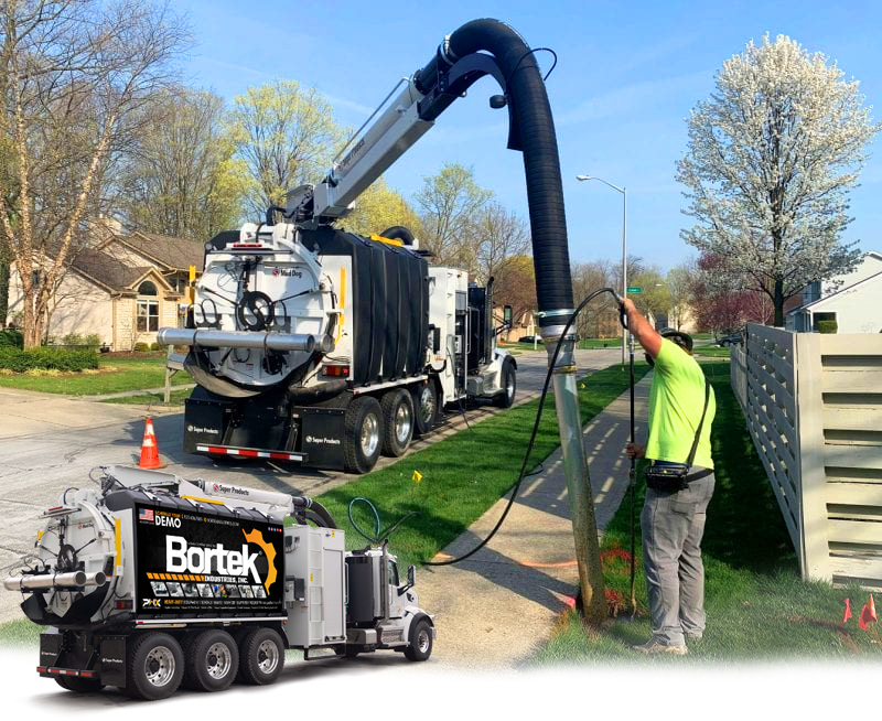superproducts Job Site Air & Hydro Excavator Vac Trucks- Available and On Sale Now- Bortek PWX