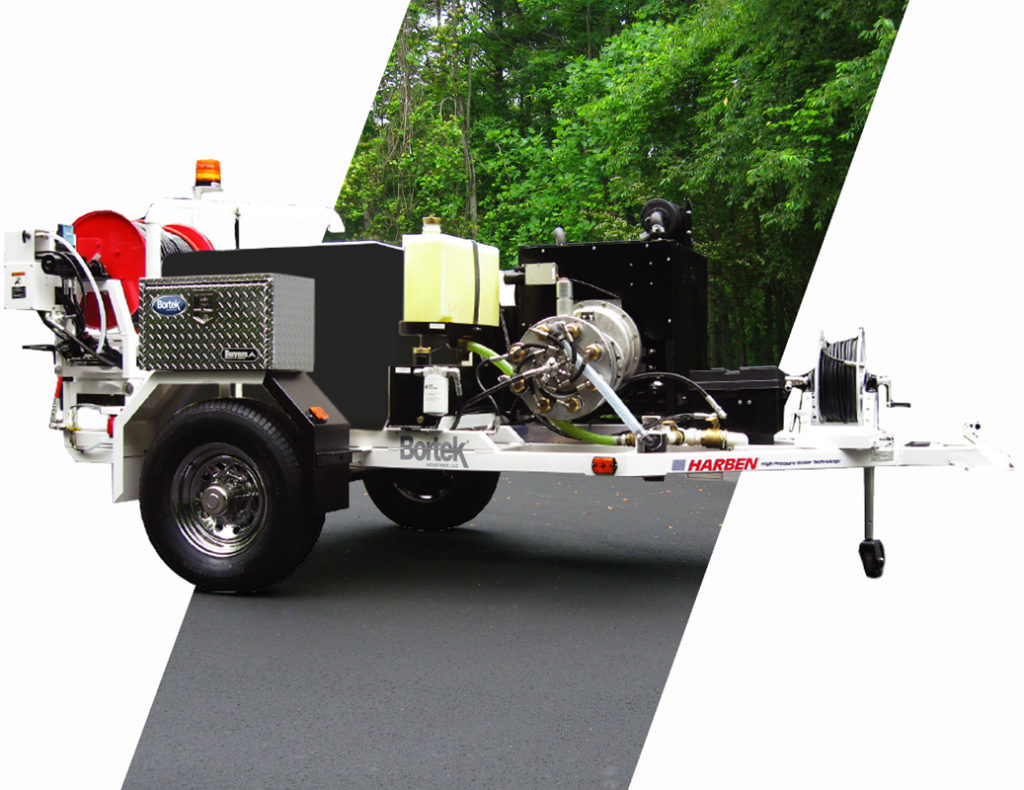 Harben E-180 Sewer Jetter- Trailer Van and Truck Mounted Bortek PWX