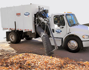 ARM Leaf Collection Truck and Leaf Loader