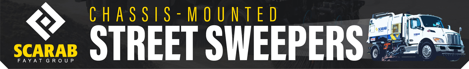 SCARAB Chassis-Mounted Street Sweepers